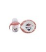 BABY 3 PCS SET IN GIFT BOX (TRAINING MUG, BOWL, SPOON) MINNIE MOUSE HEART FULL