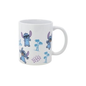 CERAMIC MUG 11 OZ IN GIFT BOX STITCH LEAVES PATTERN CNPL