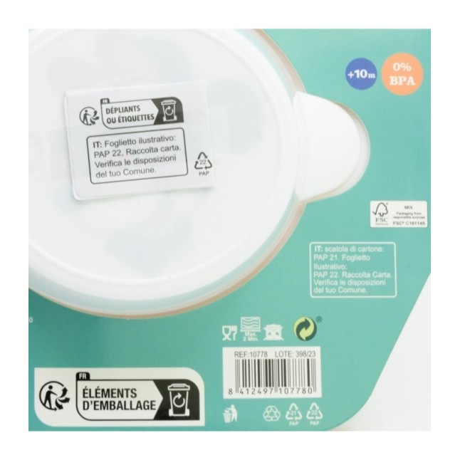 TODDLER 2 PCS MICRO SET (MICRO BOWL & MICRO PP SPOON TODDLER) MINNIE MOUSE HEART FULL