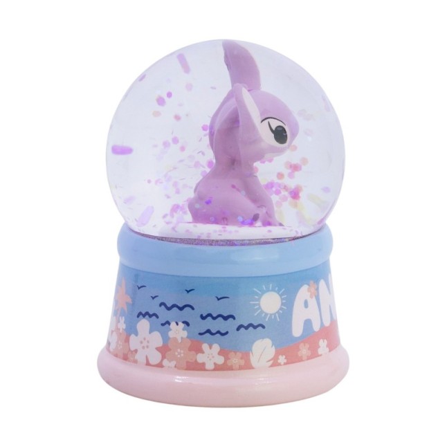 GLASS SNOW GLOBE ANGEL EN ESTUCHE