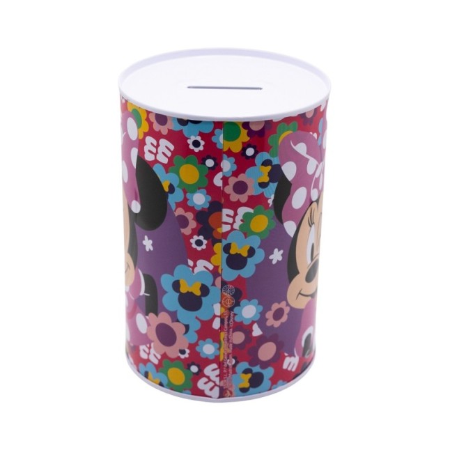 METALLIC MONEY BANK MINNIE BOLD FLORALS