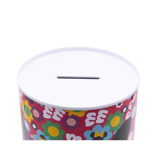METALLIC MONEY BANK MINNIE BOLD FLORALS