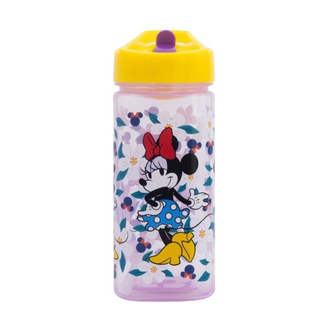 SQUARE WATER BOTTLE 510 ML MINNIE SUNSHINE