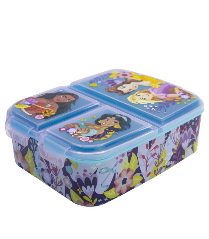 MULTI COMPARTMENT SANDWICH BOX PRINCESS COURAGEOUS HEART