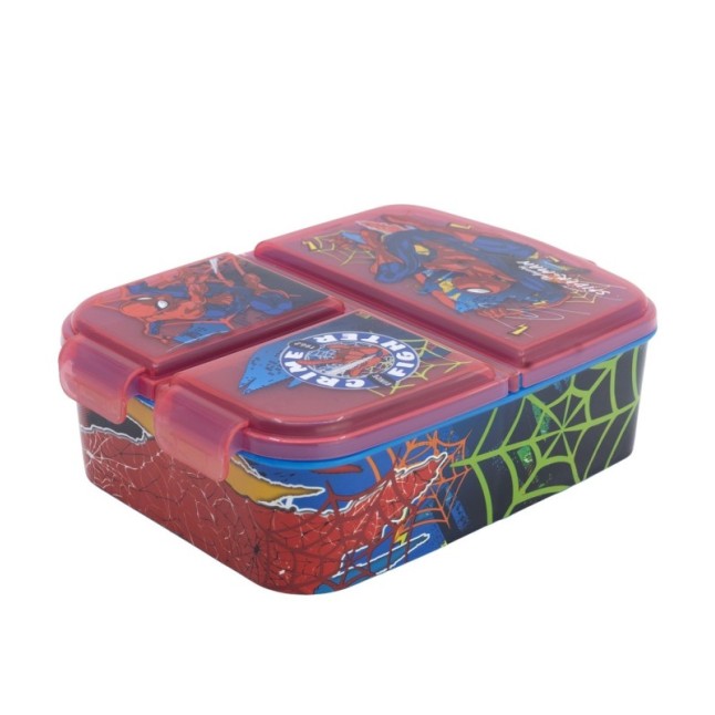 MULTI COMPARTMENT SANDWICH BOX SPIDERMAN MOVING TARGET