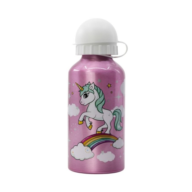 ALUMINIUM BOTTLE 400 ML UNICORN RANGE