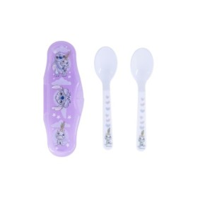 TODDLER 2 PCS PP SPOONS TRAVEL SET STITCH CUDDLE ME