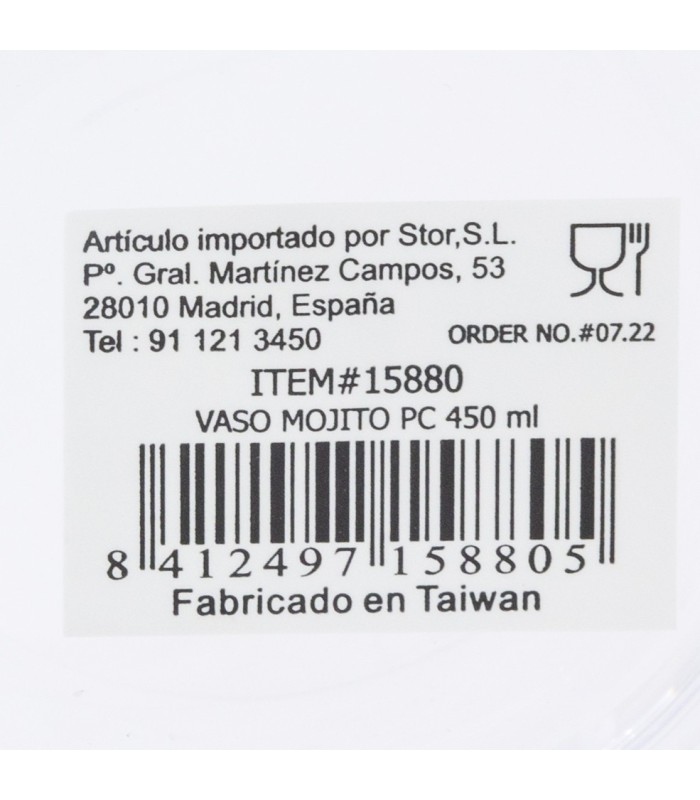 MOJITO TUMBLER PC 450 ML.