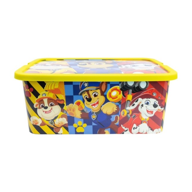 STORAGE CLICK BOX 13 L PAW PATROL BOY RESCUE PUPS