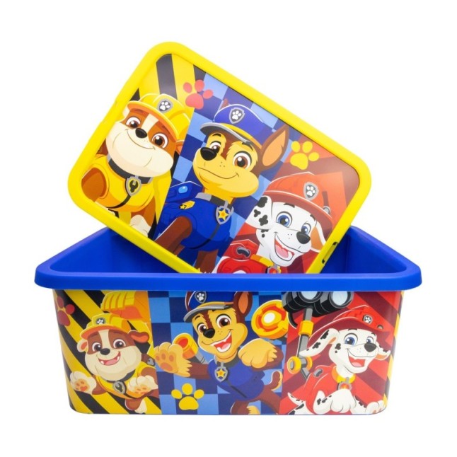 STORAGE CLICK BOX 13 L PAW PATROL BOY RESCUE PUPS