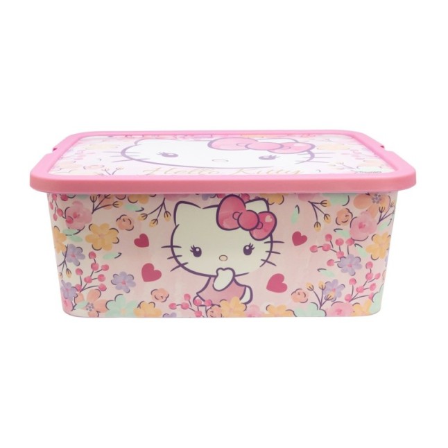 STORAGE CLICK BOX 13 L HELLO KITTY