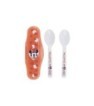 TODDLER 2 PCS PP SPOONS TRAVEL SET MINNIE MOUSE HEART FULL