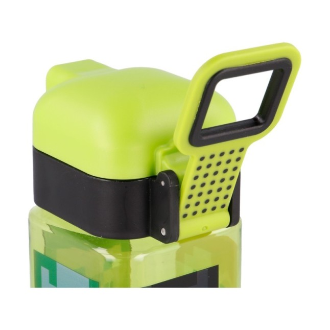 SAFETY LOCK SQUARE BOTTLE 550 ML MINECRAFT