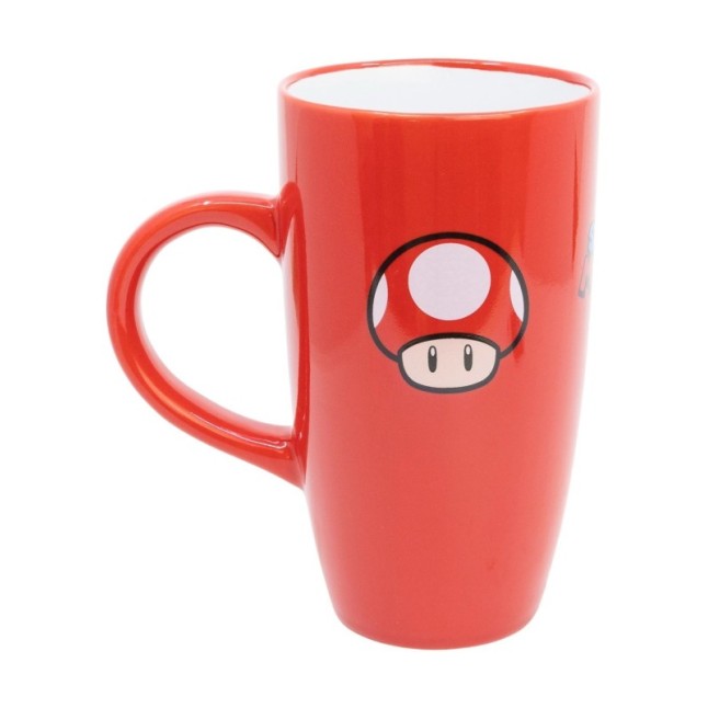 LATTE CERAMIC MUG 23 OZ IN GIFT BOX SUPER MARIO