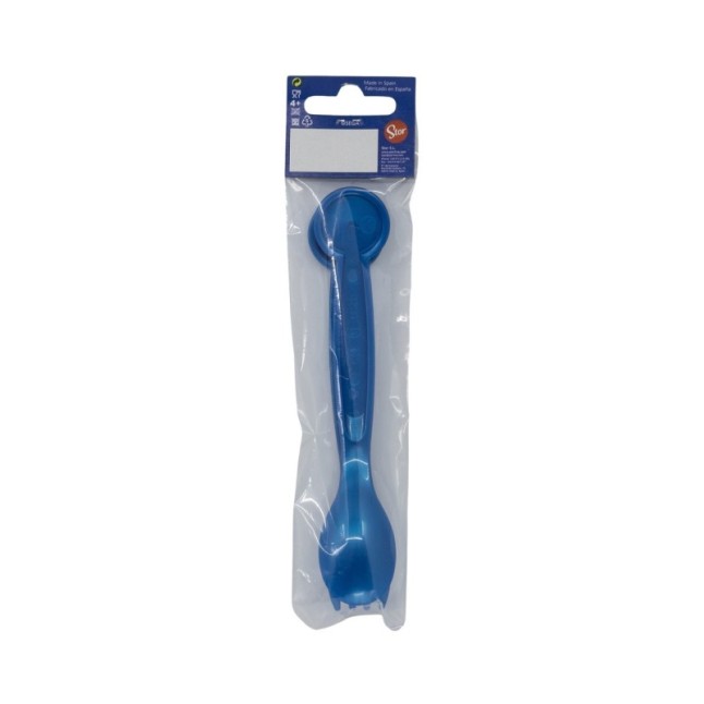 2 PCS PP CUTLERY (SPOON AND FORK) SET IN POLYBAG SONIC