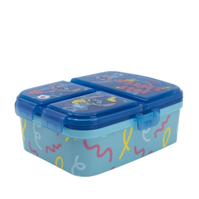 XL MULTI COMPARTMENT RECTANGULAR SANDWICH BOX STITCH PALMS