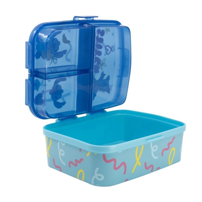 XL MULTI COMPARTMENT RECTANGULAR SANDWICH BOX STITCH PALMS