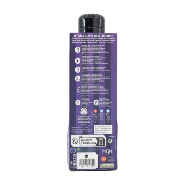 INSULATED STAINLESS STEEL BOTTLE 515 ML WEDNESDAY