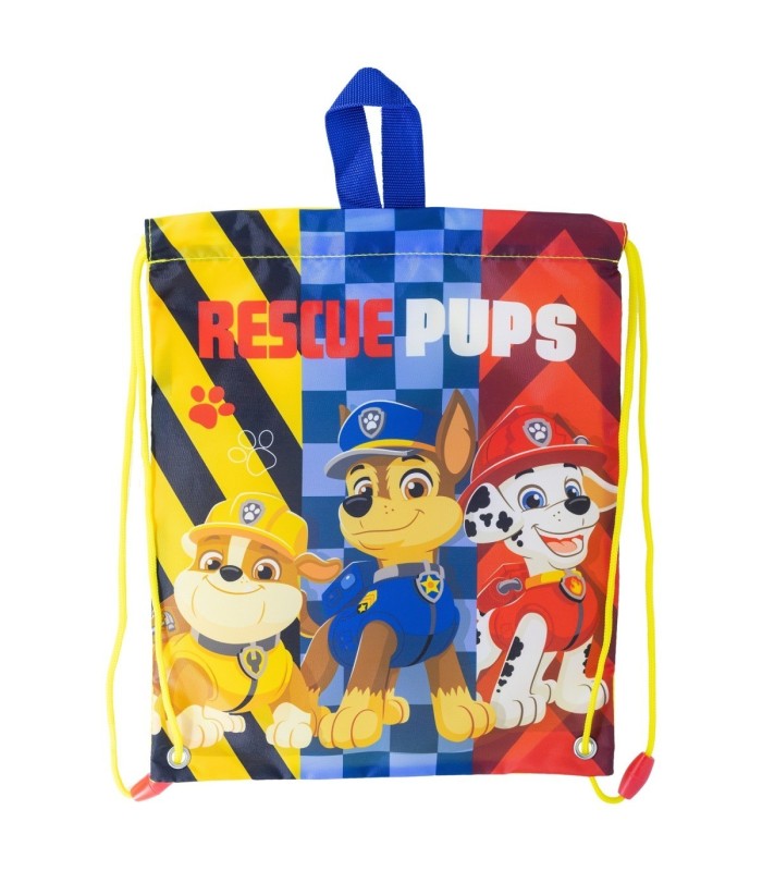 DRAWSTRING LUNCH BAG PAW PATROL BOY RESCUE PUPS