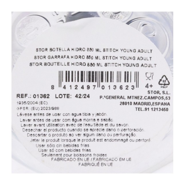 SET 2 PCS (HYDRO BOTTLE AND 325 ML CERAMIC MUG) STITCH