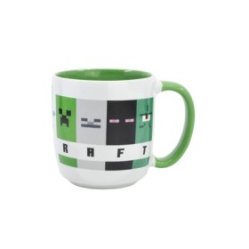 CERAMIC ELITE MUG 13 OZ IN GIFT BOX MINECRAFT SQUARED PATTERN