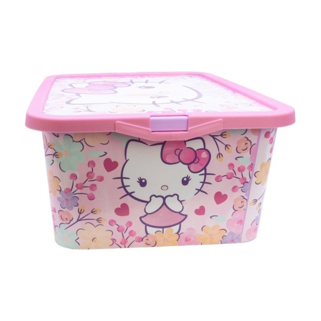 STORAGE CLICK BOX 13 L HELLO KITTY
