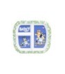 RECTANGULAR DIVIDED PLATE ST BLUEY