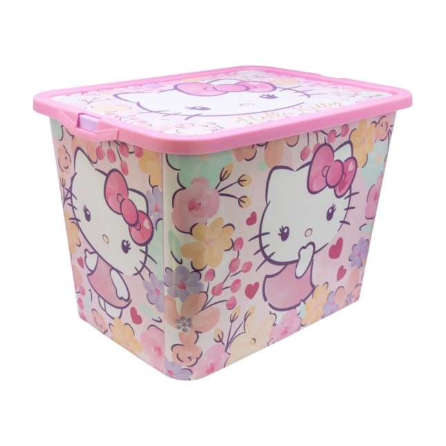 STORAGE CLICK BOX 23 L HELLO KITTY