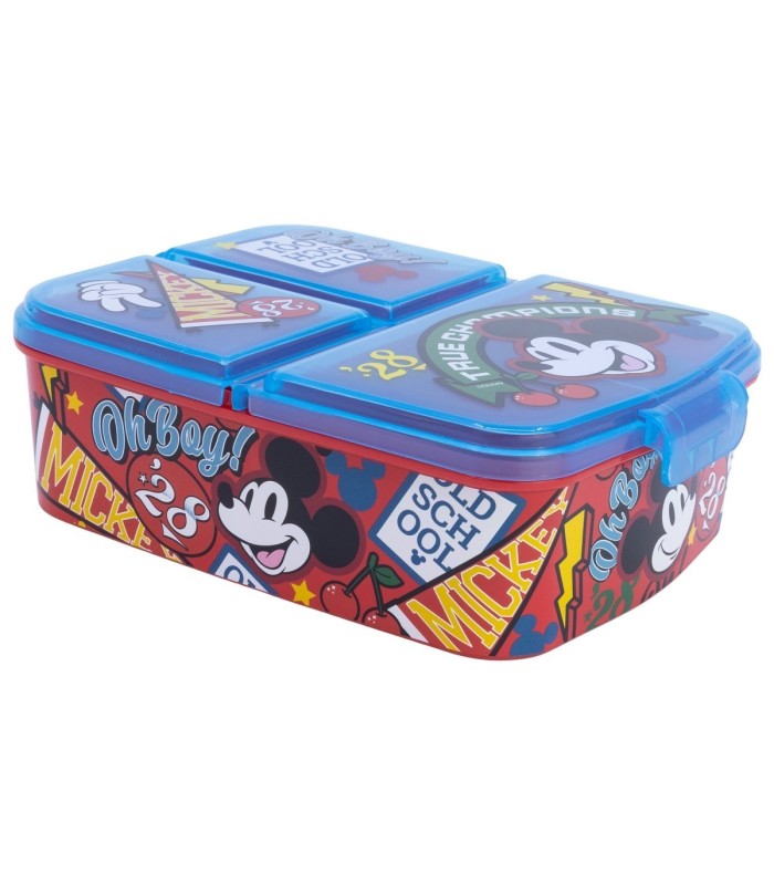 MULTI COMPARTMENT SANDWICH BOX MICKEY TRUE CHAMPIONS