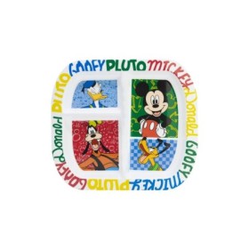 RECTANGULAR DIVIDED PLATE ST MICKEY HAS FUN